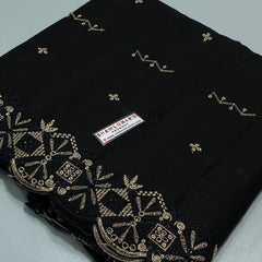 Black with Silver Shawl 2.75 Meter